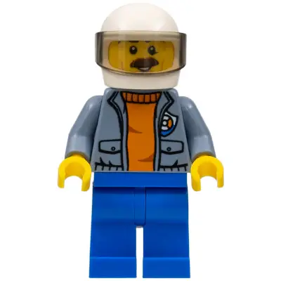  Coast Guard City - Helicopter Pilot with Moustache