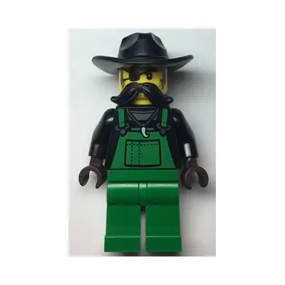  Police - Crook Snake Rattler, Green Overalls