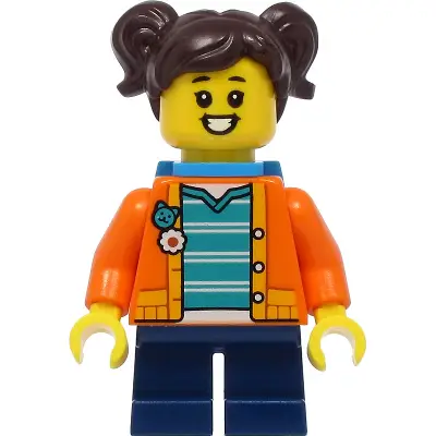  Madison (Maddy) - Orange Jacket, Dark Azure Backpack