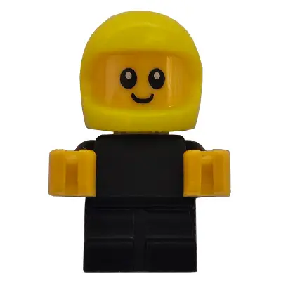  Driver Junior - Black Body, Neon Yellow Helmet (Firefighter)