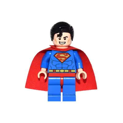  Superman - Blue Suit, Starched Fabric Cape, Open Mouth / Red Eyes