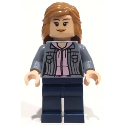  Hermione Granger - Sand Blue Jacket over Bright Pink Hoodie