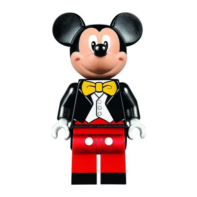 Mickey Mouse - Black Tuxedo Jacket, Yellow Bow Tie