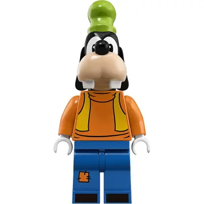  Goofy - Turtleneck Top and Bright Light Orange Vest