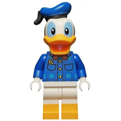  Donald Duck - Plaid Shirt with Yellow Buttons