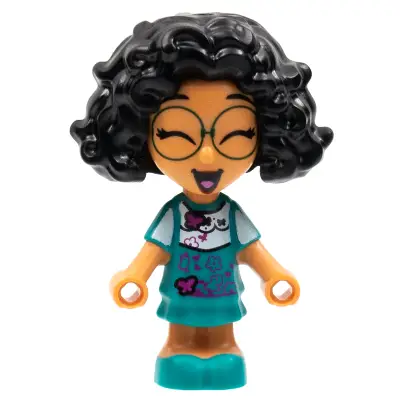  Mirabel Madrigal - Micro Doll, Dark Green Glasses, Closed Eyes