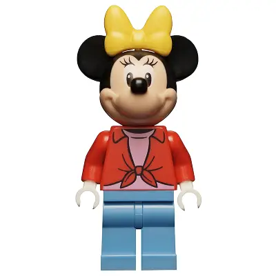  Minnie Mouse - Red Open Shirt