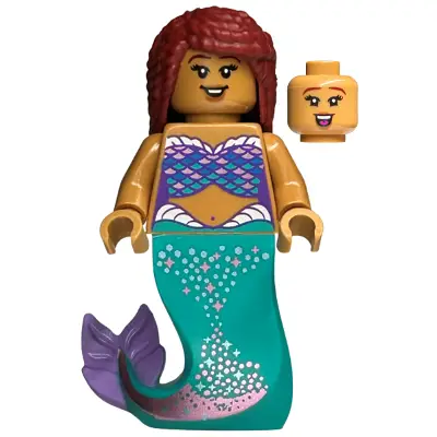  Ariel, Mermaid (Medium Nougat) - Minifigure