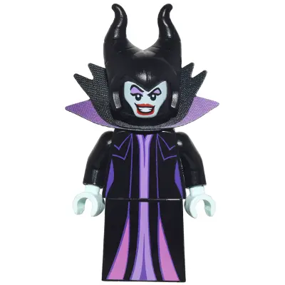  Maleficent - Minifigure, Black and Medium Lavender Collar
