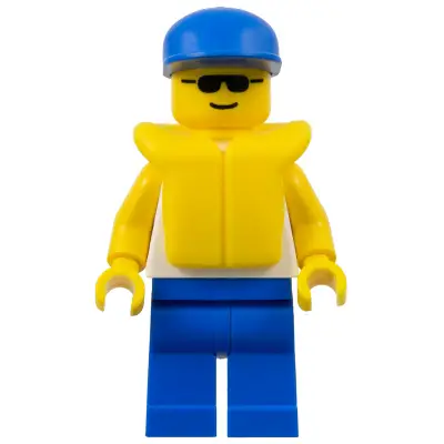  Divers - Boatie, Dolphin Shirt, Blue Cap, Life Jacket