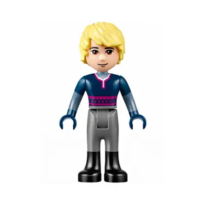  Kristoff - Dark Blue Top, Dark Bluish Gray Trousers, Black Boots