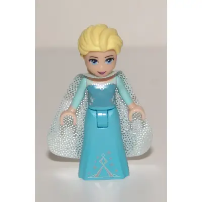  Elsa - Sparkly Light Aqua Cape