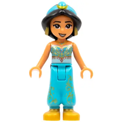  Jasmine - Top and Trousers with Gold Filigree