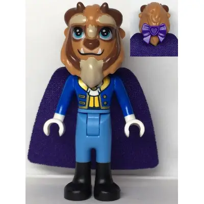  Beast / Prince Adam - Mini Doll, Medium Blue Trousers, Bow