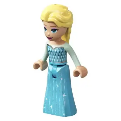  Elsa - Medium Azure Skirt without Cape