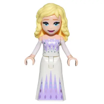  Elsa - White and Lavender Dress