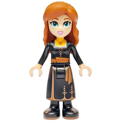  Anna - Black Dress, Narrow Smile