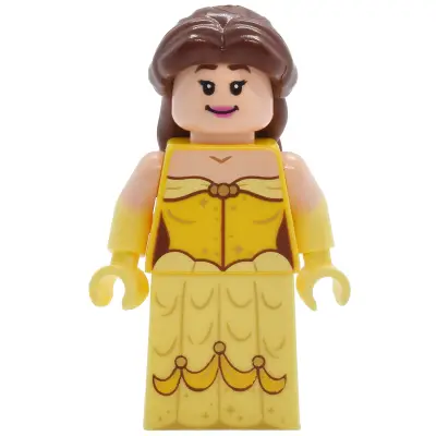  Belle - Minifigure, Dress with Gold Sparkles