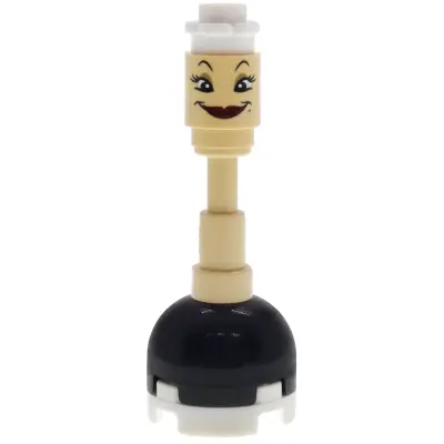  Fifi (Babette) - White Flower Top, Dark Red Lips