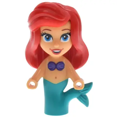  Ariel, Mermaid (Medium Tan) - Micro Doll, Open Eyes