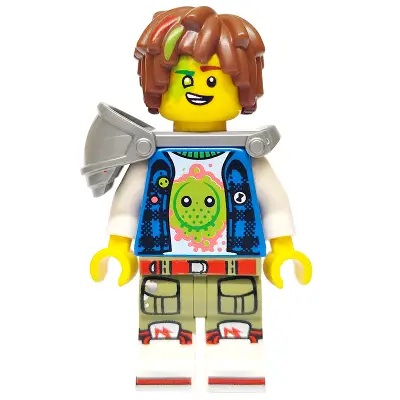  Mateo - Z-Blob Shirt, Flat Silver Shoulder Pad