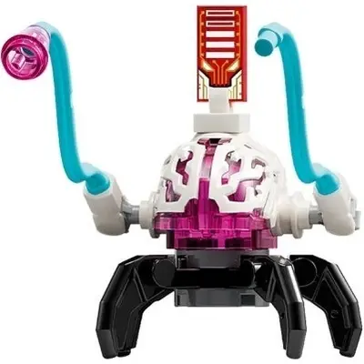  Cyber Brain Spider - 4 Legs, Medium Azure Appendages, Black Claws