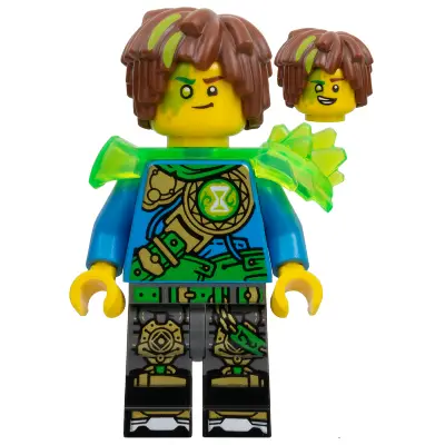  Mateo - Trans-Bright Green Shoulder Armor