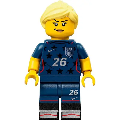  Soccer Player - Female, US Team, Stars Jersey