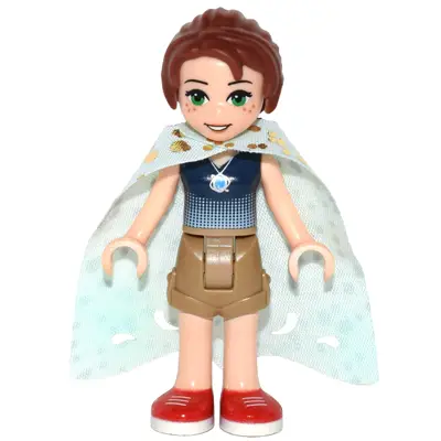 Emily Jones - Dark Tan Shorts, Long Cape