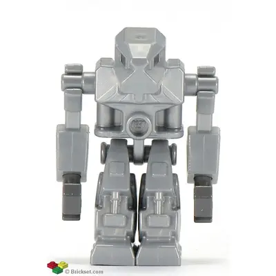 Devastator - Pearl Light Gray Torso, Red Eyes