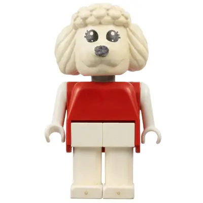  Fabuland Poodle - Paulette Poodle, Black Eyes