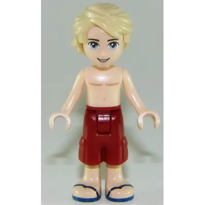  Friends Mason - Dark Red Shorts, Shirtless