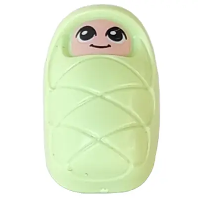  Baby / Infant - with Stud Holder on Back with Smiling Face and Large Eyes Pattern (Baby Ola) (6193930)