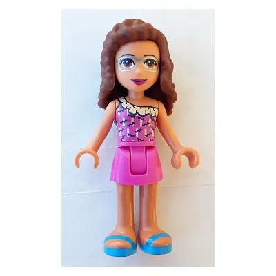  Friends Olivia (Nougat) - Dark Pink Skirt and Top