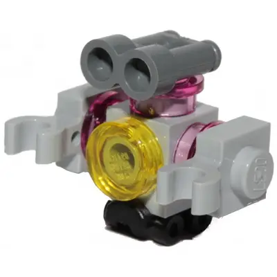  Friends Zobo the Robot - Roller Skate and Trans-Yellow Round Tile