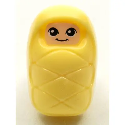  Baby / Infant - with Stud Holder on Back with Smiling Face and Large Eyes Pattern (Baby Sophie)