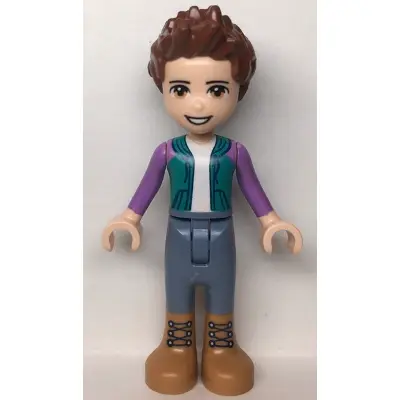  Friends Ethan - Sand Blue Trousers, Dark Turquoise Hoodie