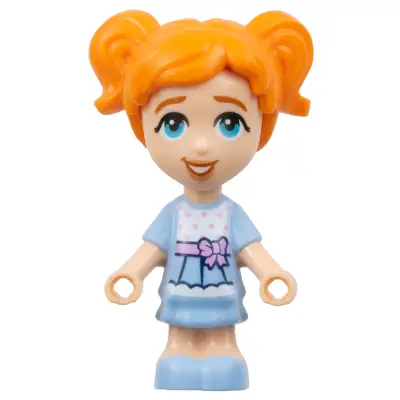  Friends Ella - Micro Doll, Bright Light Blue Dress