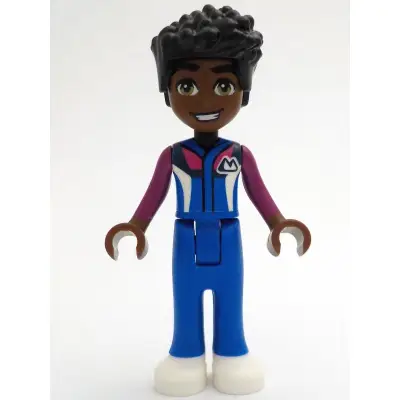  Friends Zac - Blue Ski Suit / Jacket, Trousers, White Shoes