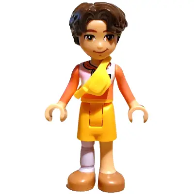  Friends Petch - Coral Hoodie, Yellow Belt Bag