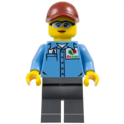  FIRST LEGO League (FLL) Superpowered Female Octan Worker