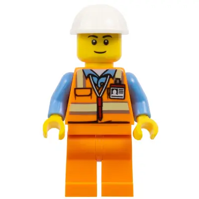  FIRST LEGO League (FLL) Superpowered Male Construction Worker