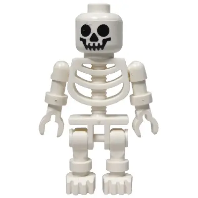  Skeleton - Standard Skull, Floppy Arms