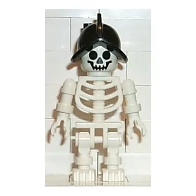  Skeleton - Standard Skull, Floppy Arms, Black Conquistador Helmet