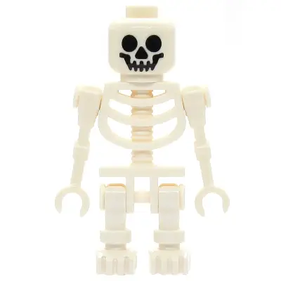 Skeleton, Fantasy Era Torso with Standard Skull, Mechanical Arms Straight