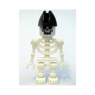  Skeleton - Evil Skull, Straight Mechanical Arms with Vertical Grip, Black Bicorne Hat
