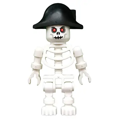  Skeleton with Fantasy Era Skull, Bicorne Hat