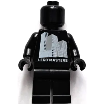 LEGO Masters Minifigure Black (LEGO Masters Academy Grand Opening Exclusive)