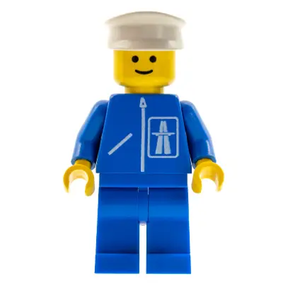  Highway Pattern - Blue Legs, White Hat