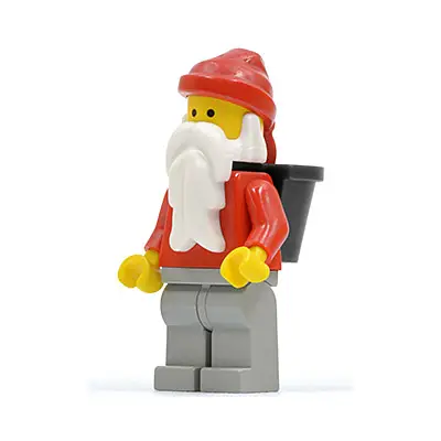  Santa, Light Gray Legs, D-Basket